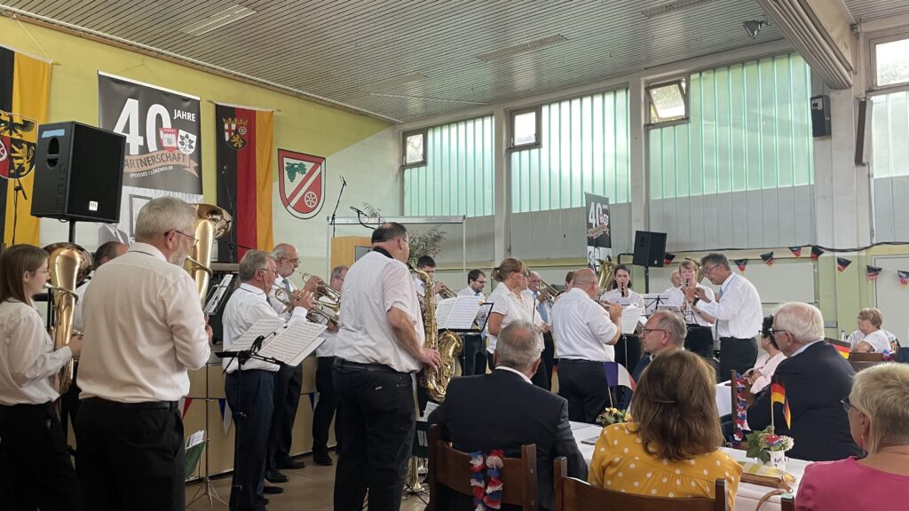 Blick auf eine Kapelle in der Halle
